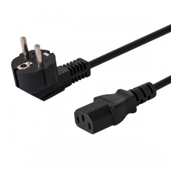 Kabel SAVIO CL-98 (IEC320 C13 - Shuko , 1,8m, kolor czarny)