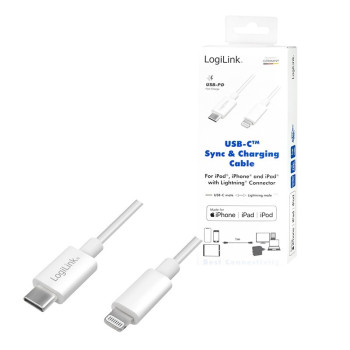 Kabel USB-C do złącza Lightning dł.1m Biały