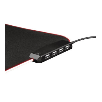 Podkładka pod mysz GXT765 Glide-Flex RGB Mouse pad/USB hub