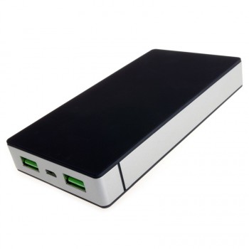 Power Bank PowerNeed P10000B (10000mAh, microUSB, USB 2.0, kolor czarny)