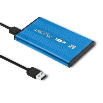 Obudowa na dysk HDD/SSD 2.5 cala SATA3 USB 3.0 Niebieska