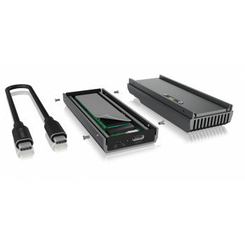 IB-1922MF-C32 USB 3.2 (GEN 2x2), M.2 NVMe SSD, Aktywne chłodzenie