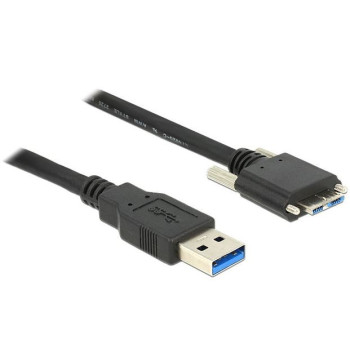 Kabel USB MICRO(M) ze śrubami - USB-A