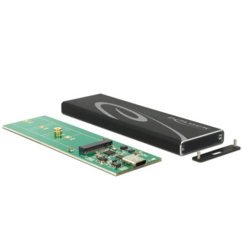 Obudowa SSD zewnętrzna M.2 micro USB-C 3.1 czarna