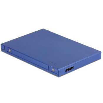 Obudowa SSD zewnętrzna MSATA +M.2 2.5 USB 3.1 MICRO-B USB niebieska