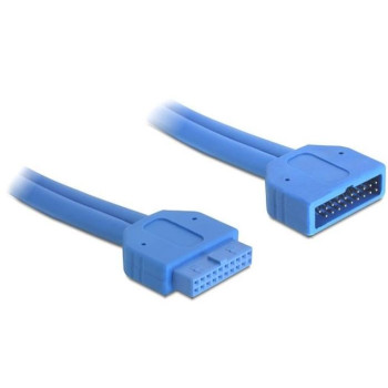 Przedłużacz USB PIN HEADER M/F 19 PIN 3.0 45 cm niebieski