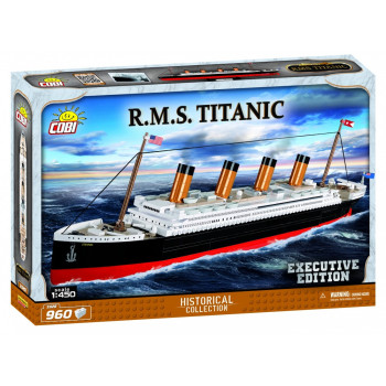 Klocki 960 elementów RMS Titanic 1:450 Executive Edition