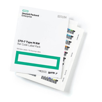HPE LTO-7 TypM RW Bar Code Label Pack Q2016A