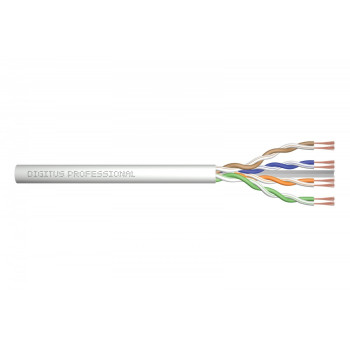 Kabel teleinformatyczny patchcordowy kat.6A, U/UTP, linka, AWG 26/7, LSOH, 100m, szary, karton