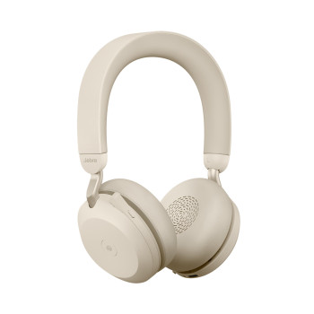 Jabra Evolve2 75 Zestaw słuchawkowy Bezprzewodowy Opaska na głowę Biuro centrum telefoniczne Bluetooth Beżowy