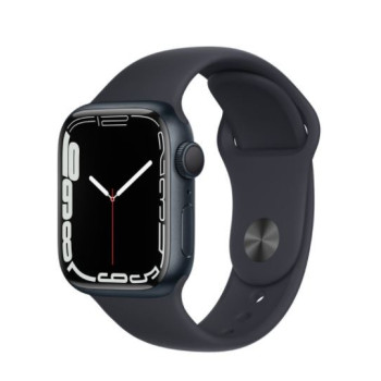 Watch Series 7 GPS, 41mm Koperta z aluminium w kolorze północy z paskiem sportowym w kolorze północy - Regular