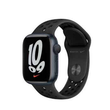 Watch Nike Series 7 GPS, 45mm Koperta z aluminium w kolorze północy z paskiem sportowym Nike w kolorze antracyt/czarny - Regular