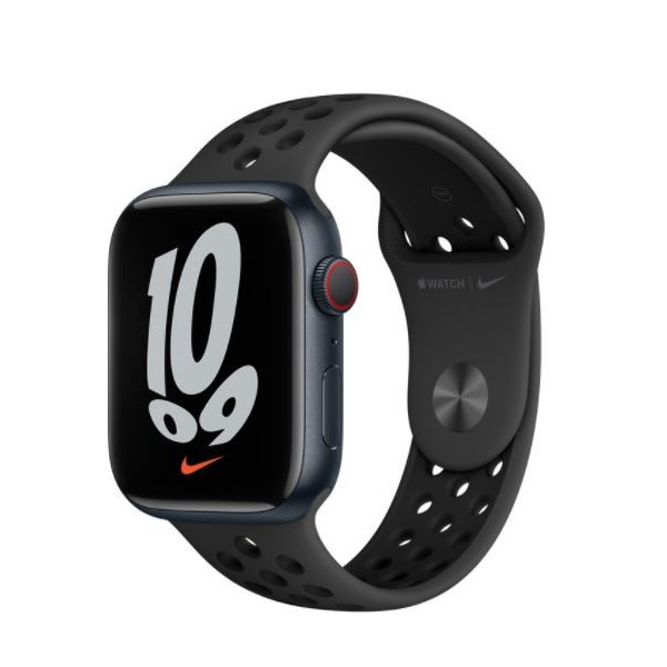 Watch Nike Series 7 GPS + Cellular, 41mm Koperta z aluminium w kolorze ksi??ycowej po?wiaty z paskiem sportowym Nike czysta plat Watch Nike Series 7 GPS + Cellular, 41mm Koperta z aluminium w kolorze ksi??ycowej po?wiaty z paskiem sportowym Nike czysta plat