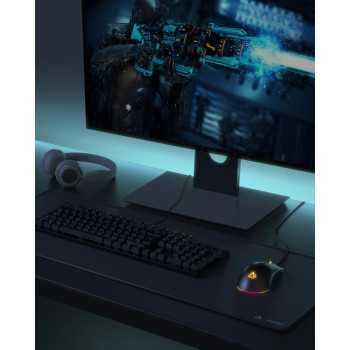 KM-P2 XXL gamingowa podkładka pod mysz i klawiaturę 800x300x3mm wodoodporna gumowany spód uniwersalna