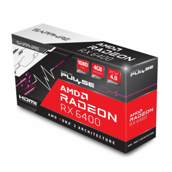 Karta graficzna Radeon RX 6400 PULSE GAMING 4GB GDDR6 64bit DP/HDMI