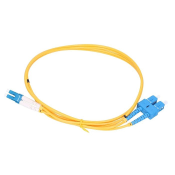 Kabel Patchcord LC/UPC-SC/UPC Jednomodowy Duplex 0,5m