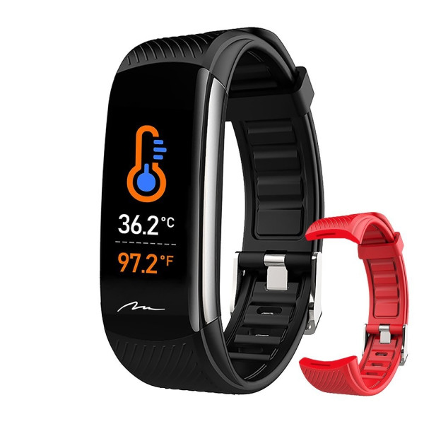 Smartband Temperature MT866 pomiar temperatury, ciśnienia krwi, pulsu oraz innych parametrów Smartband Temperature MT866 pomiar temperatury, ciśnienia krwi, pulsu oraz innych parametrów