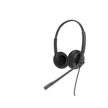 Yealink YHS34 DUAL słuchawki zestaw słuchawkowy Przewodowa Opaska na głowę Biuro centrum telefoniczne Czarny