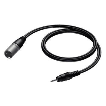 Kabel XLR męski - 3.5 mm mini jack męski stereo 3m - CAB714S/3
