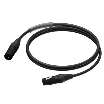 Kabel XLR Męski - XLR Żeński - Ultraflex 0.5 m -PRA901/0.5