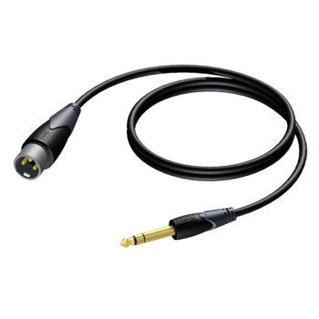 Kabel XLR Męski - 6,3 mm Jack Męski Stereo 1,5 m - CLA724/1.5