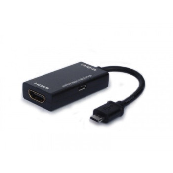 Aktywny adapter MHL micro USB 5 pin - HDMI AF, CL-32