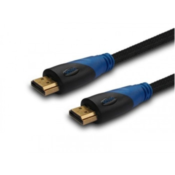 Kabel HDMI oplot nylon złoty v1.4 4Kx2K 1.5m, CL-02