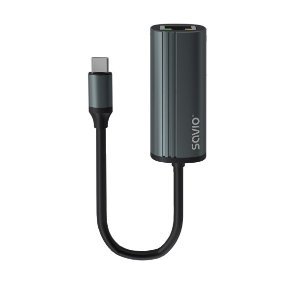 Adapter USB-C 3.1 Gen 1 do RJ-45 Gigabit Ethernet, AK-56 Adapter USB-C 3.1 Gen 1 do RJ-45 Gigabit Ethernet, AK-56
