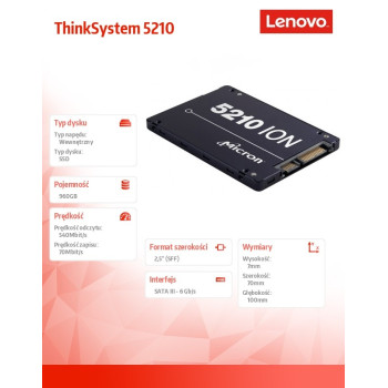 Dysk SSD 960GB 2,5 SATA Entry 4XB7A38185