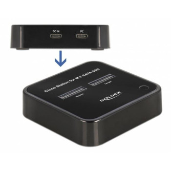 Stacja dokująca 2x M.2 SSD-USB-C 3.1 63334