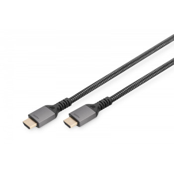 Kabel Premium połączeniowy HDMI 2.1 Ultra HighSpeed 8K60Hz UHD Typ HDMI A/A M/M 2m Czarny
