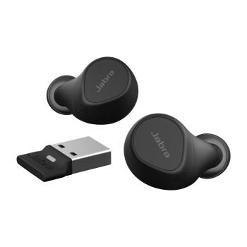 Jabra Evolve2 Buds Zestaw słuchawkowy True Wireless Stereo (TWS) Douszny Połączenia muzyka Bluetooth Czarny