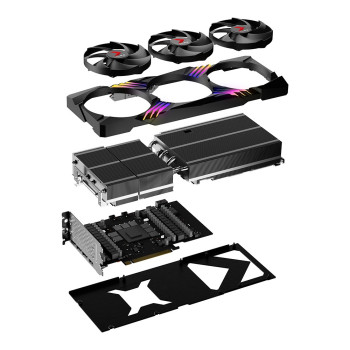 Karta graficzna GeForce RTX 4080 16GB XLR8 Gaming Verto Epix-x RGB Triple Fan