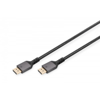 Kabel połączeniowy PREMIUM DisplayPort 8K60Hz UHD DP/DP M/M 2m Czarny