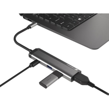 Stacja dokująca Multi Port Fowler Slim USB-C PD, 2x USB 3.0, HDMI 4K