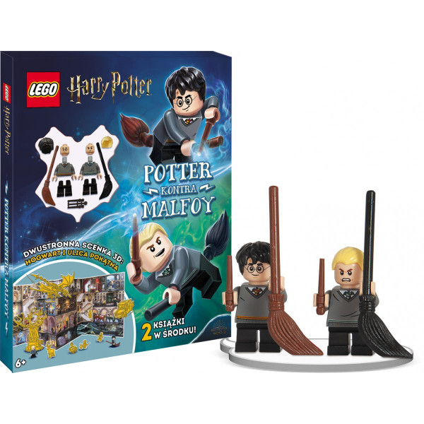 Zestaw książek z klockami LEGO Harry Potter. Potter Kontra Malfoy Zestaw książek z klockami LEGO Harry Potter. Potter Kontra Malfoy