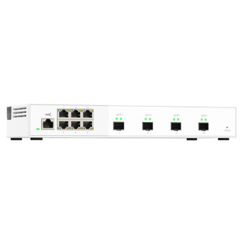 QNAP QSW-M2106-4S łącza sieciowe Zarządzany L2 2.5G Ethernet (100 1000 2500) Biały