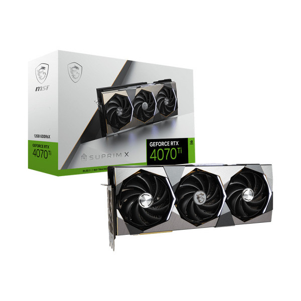 MSI RTX4070 Ti Suprim X NVIDIA GeForce RTX 4070 Ti 12 GB GDDR6X MSI RTX4070 Ti Suprim X NVIDIA GeForce RTX 4070 Ti 12 GB GDDR6X