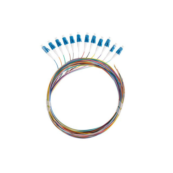 Pigtail SM LC/UPC Semi Tight 9/125 G657A1 12X2M multikolor Pigtail SM LC/UPC Semi Tight 9/125 G657A1 12X2M multikolor