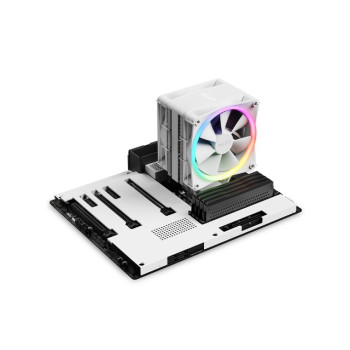 Wentylator CPU T120 RGB Biały