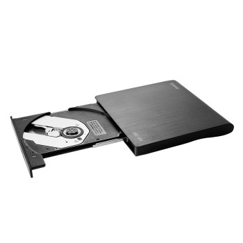 Zewnętrzna nagrywarka typu Slim CD/DVD R/RW, USB-C/USB-A, AK-59