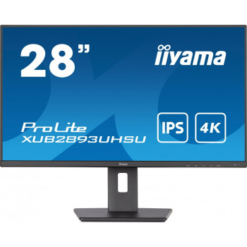 Monitor 28 cali XUB2893UHSU-B5,IPS,4K,HDMI,DP,2x2W,HAS(150mm)