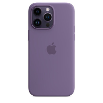 Etui silikonowe z MagSafe do iPhonea 14 Pro Max - fiolet irysa