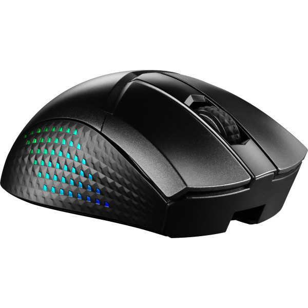 MSI CLUTCH GM51 LIGHTWEIGHT WIRELESS myszka Po prawej stronie RF Wireless + Bluetooth + USB Type-C Optyczny 26000 DPI MSI CLUTCH GM51 LIGHTWEIGHT WIRELESS myszka Po prawej stronie RF Wireless + Bluetooth + USB Type-C Optyczny 26000 DPI