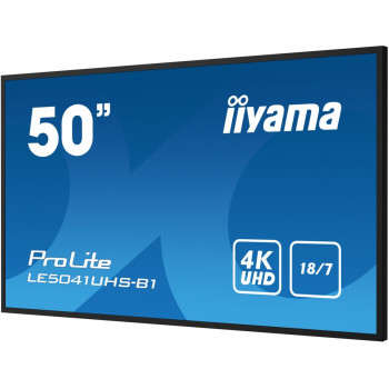 Monitor wielkoformatowy 50 cali LE5041UHS-B1 VA,4K,18/7,LAN,USB,HDMI
