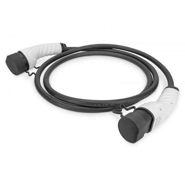 Kabel do ładowania pojazdów elektrycznych EV, Typ2-Typ2, trójfazowy 400V, 16A, 11kW, 10m Kabel do ładowania pojazdów elektrycznych EV, Typ2-Typ2, trójfazowy 400V, 16A, 11kW, 10m