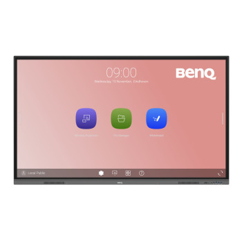 BenQ RE8603 Interaktywny płaski panel 2,18 m (86") LED 400 cd m² 4K Ultra HD Czarny Ekran dotykowy Procesor wbudowany Android