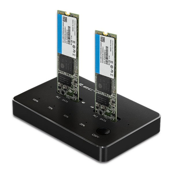 Stacja dokujca dysków 2x SSD M.2 SATA NGFF USB typ C Stacja dokujca dysków 2x SSD M.2 SATA NGFF USB typ C