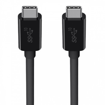 Kabel USB 3.1 USB-C/USB-C 100W 1m czarny