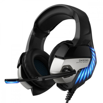 Słuchawki gamingowe K5 PRO czarno-niebieskie (przewodowe)